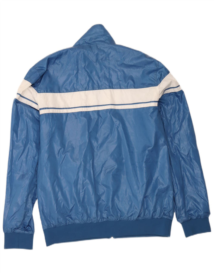 Мужская двусторонняя куртка Sergio Tacchini UK 42 XL, синяя, полиэстер с цветными блоками