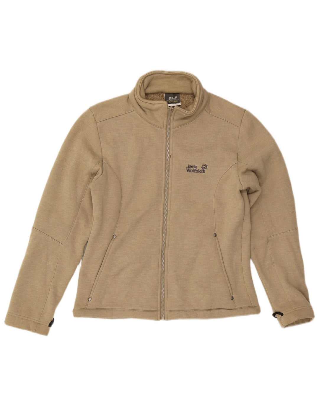 Женский спортивный костюм с подкладкой Jack Wolfskin, верхняя куртка, Великобритания, 12/14, средний бежевый