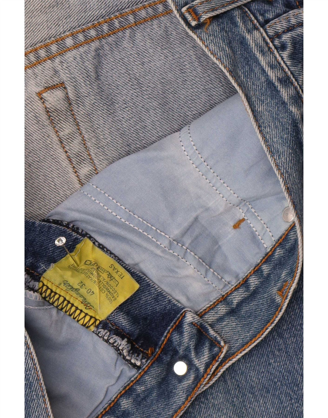 Мужские прямые джинсы Wrangler Texas W40 L32, синий хлопок