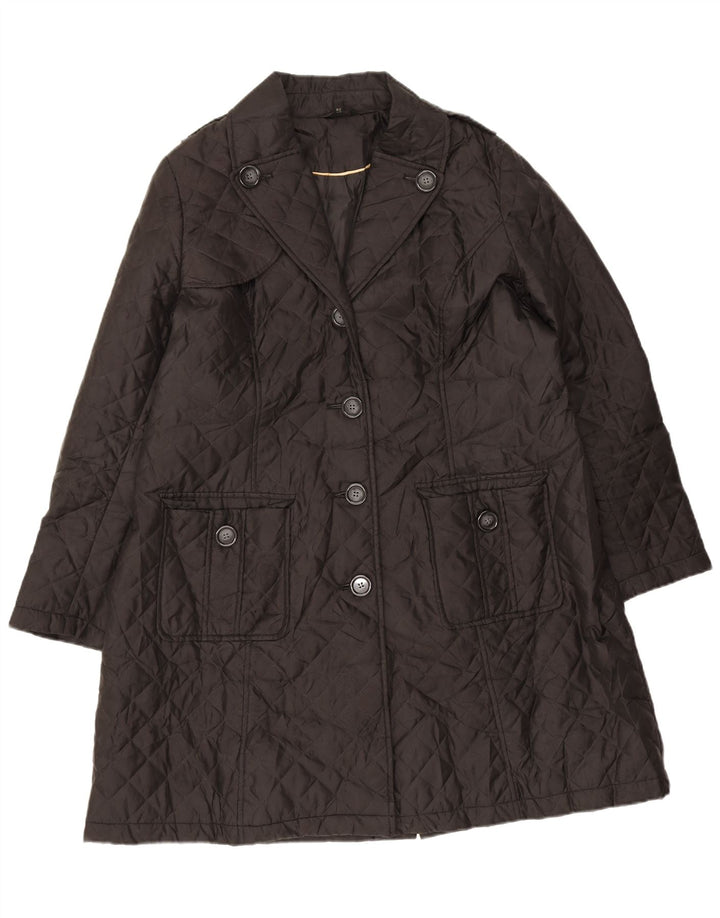 Женское стеганое пальто Marks & Spencer UK 18 XL, черный полиэстер