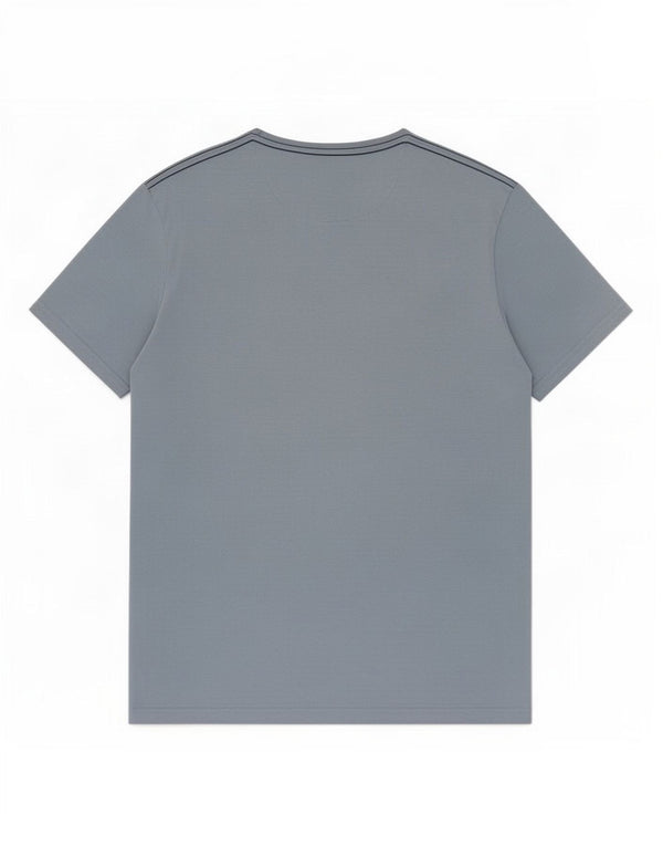 Мужская футболка Fat Face Top из хлопка среднего синего цвета