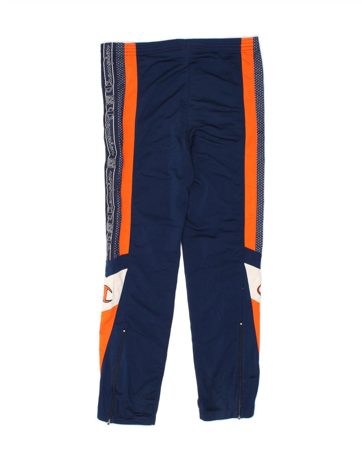 CHAMPION Boys Graphic Tracksuit Trousers 13-14 Years  Navy Blue Vintage Champion and Second-Hand Champion from Messina Hembry 