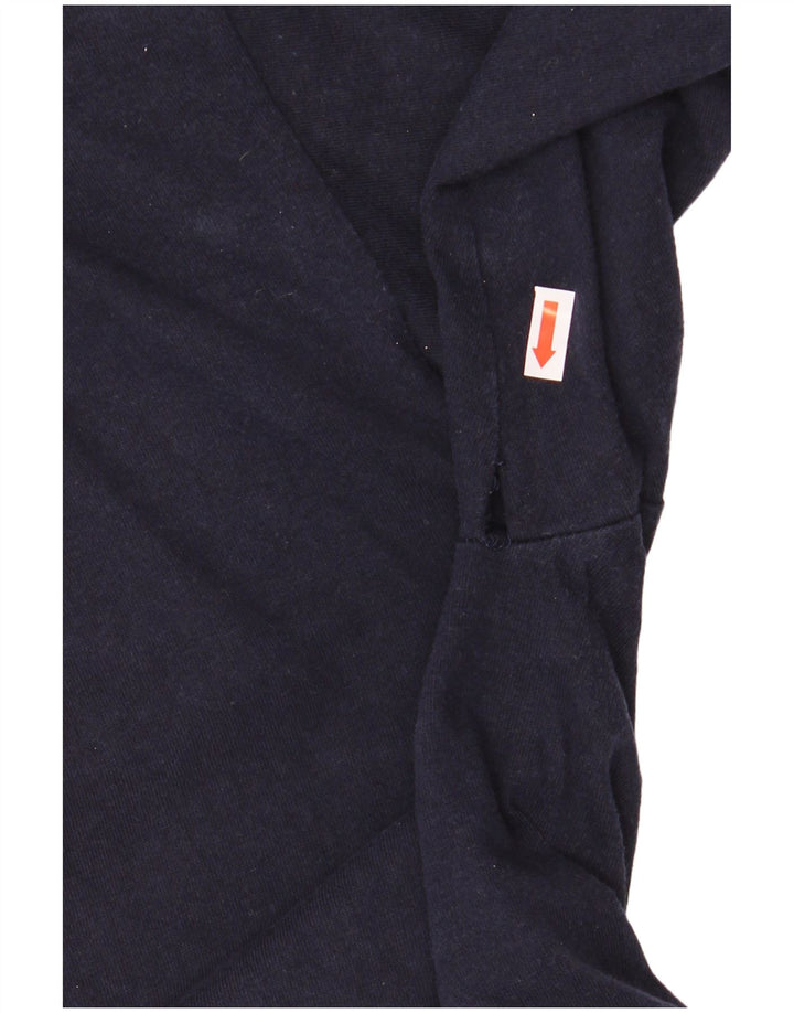 Мужская футболка ASICS Top XL из хлопка темно-синего цвета