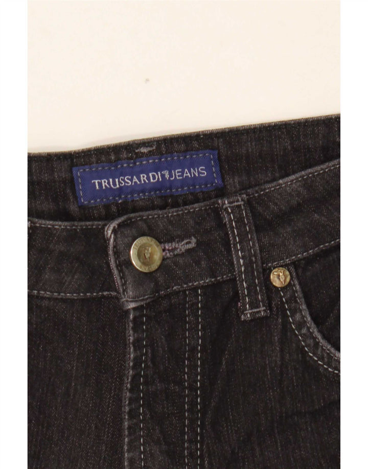 Женские прямые джинсы Trussardi W28 L29, черный хлопок