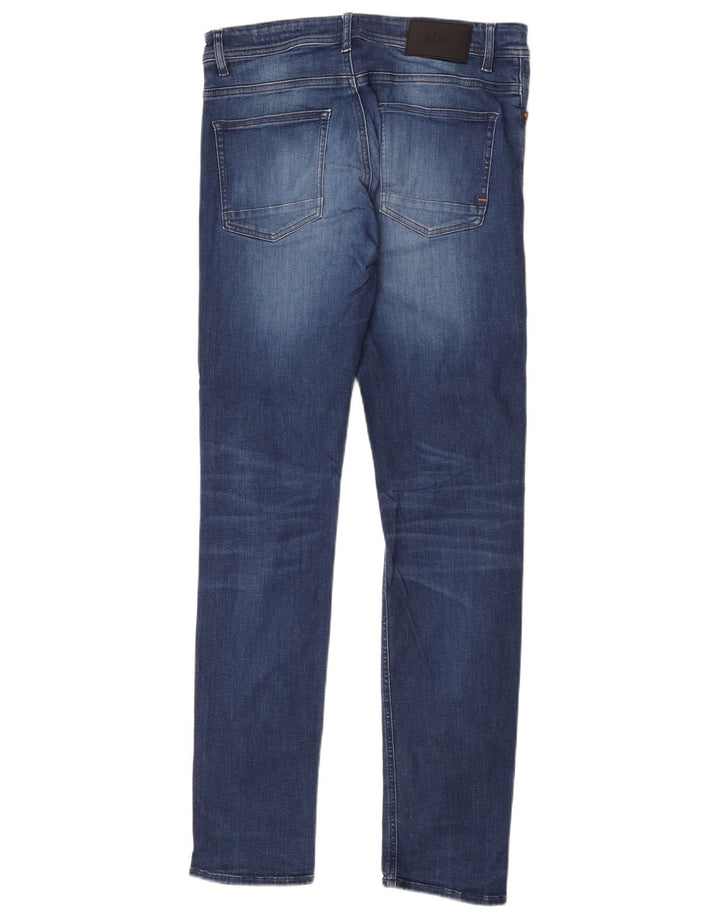 Женские узкие джинсы Hugo Boss Delaware W32 L34, синий хлопок