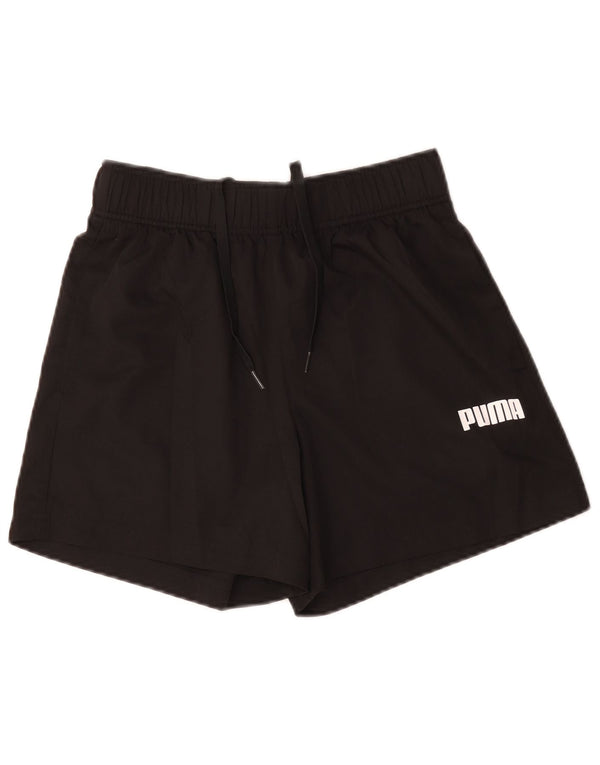 Мужские спортивные шорты Puma с рисунком, маленькие черные из полиэстера