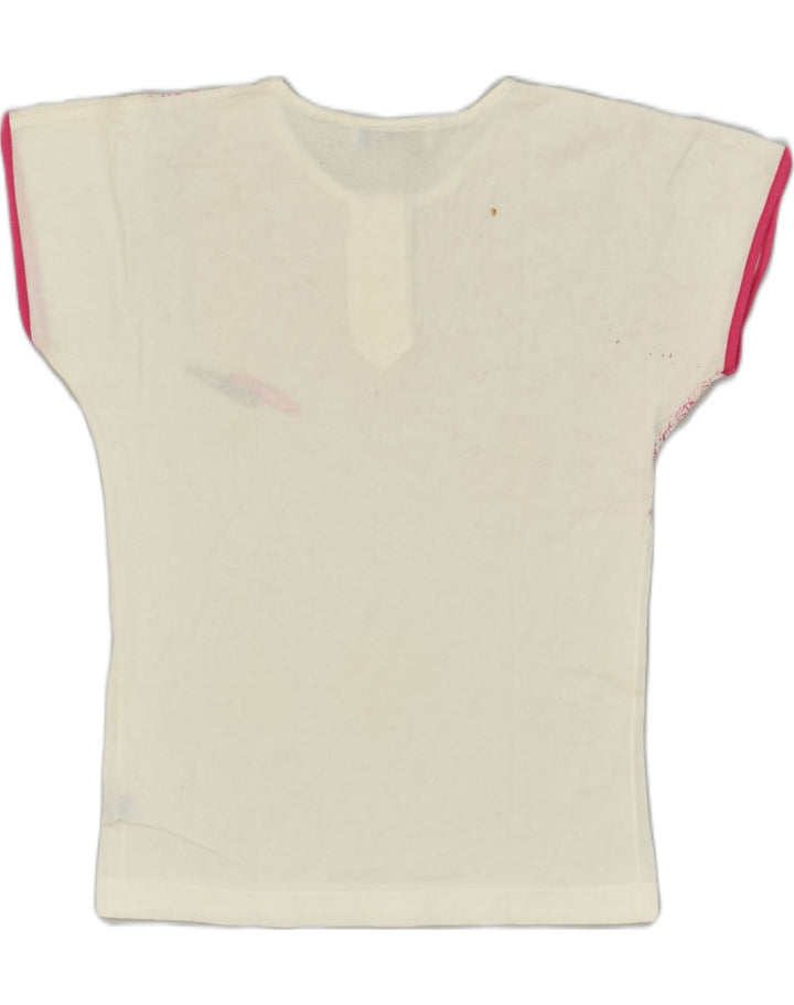 FILA Girls Graphic T-Shirt Top 13-14 Years White Cotton | Vintage Fila | Thrift | Second-Hand Fila | Used Clothing | Messina Hembry 