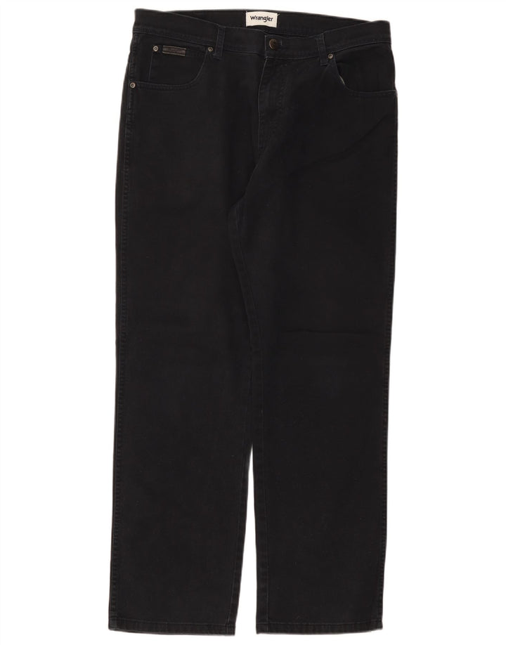 Джинсы мужские прямые Wrangler W34 L30 черные
