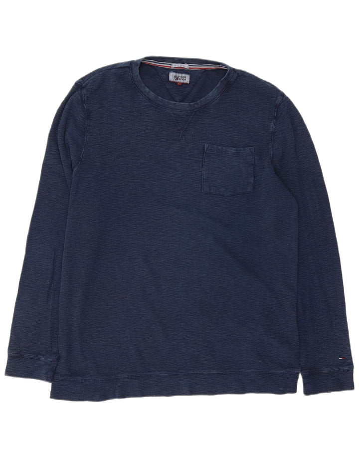 Мужской свитшот Tommy Hilfiger XL, темно-синий, хлопок