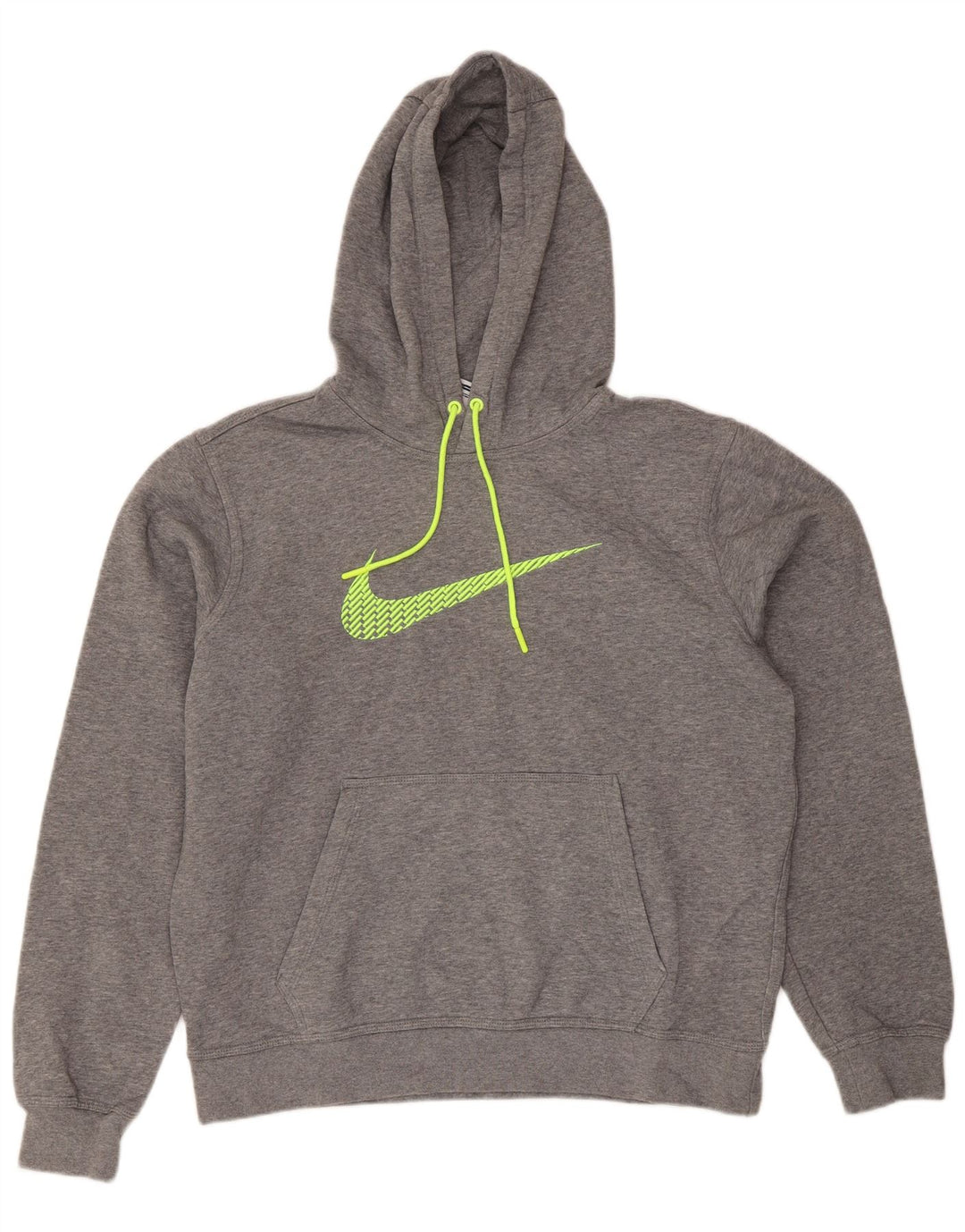 Мужской джемпер с капюшоном стандартного кроя Nike, хлопковый средний серый цвет