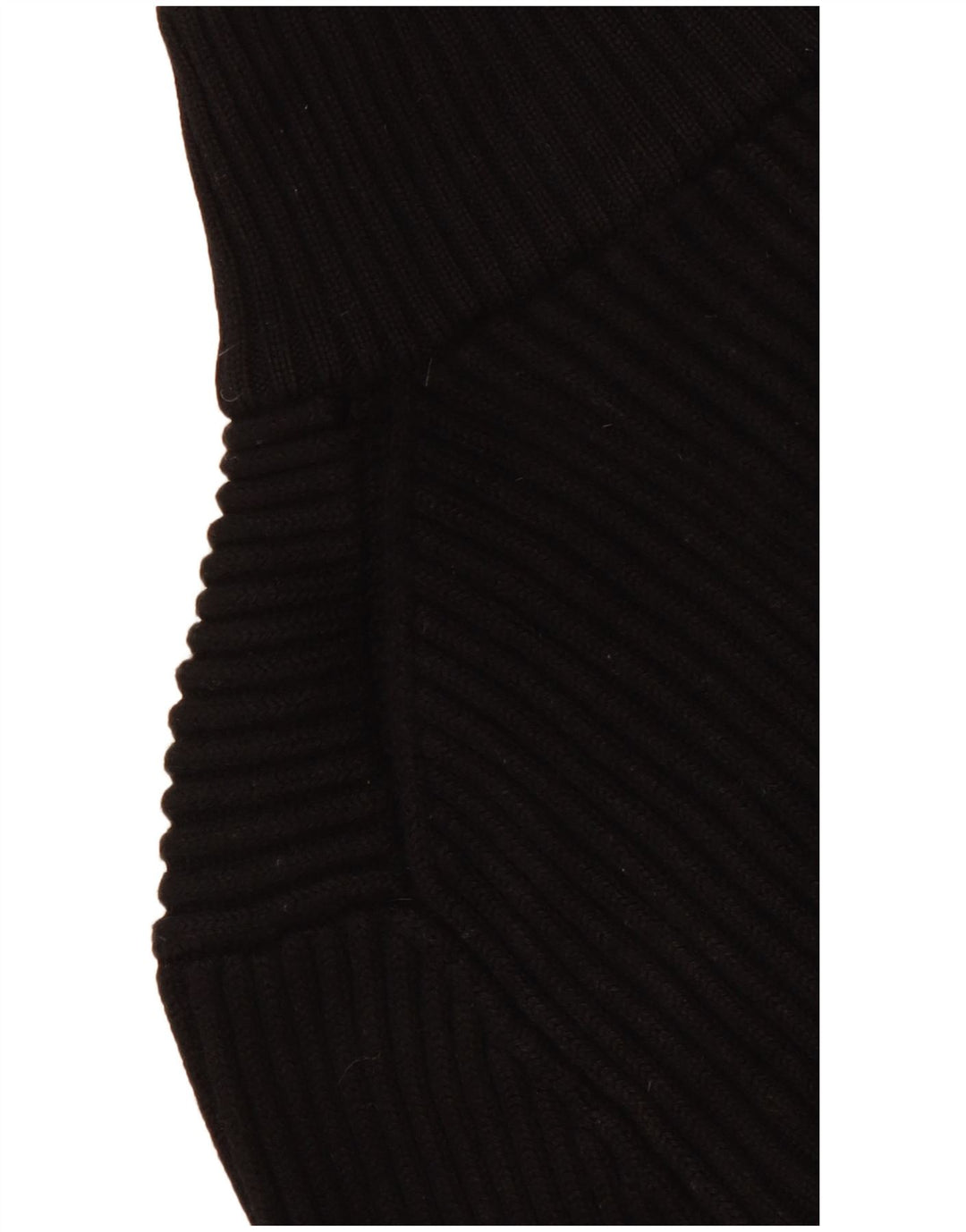 Женский джемпер с воротником на молнии Hugo Boss, Великобритания 14, большой черный из натуральной шерсти