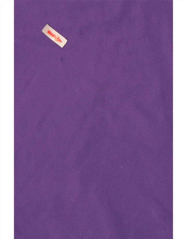 Мужская футболка Nike Dri Fit, верх, средний фиолетовый, полиэстер с цветными блоками