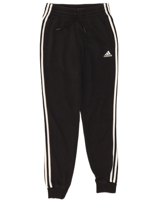 Женские спортивные брюки Adidas Joggers XS, черные хлопковые спортивные штаны
