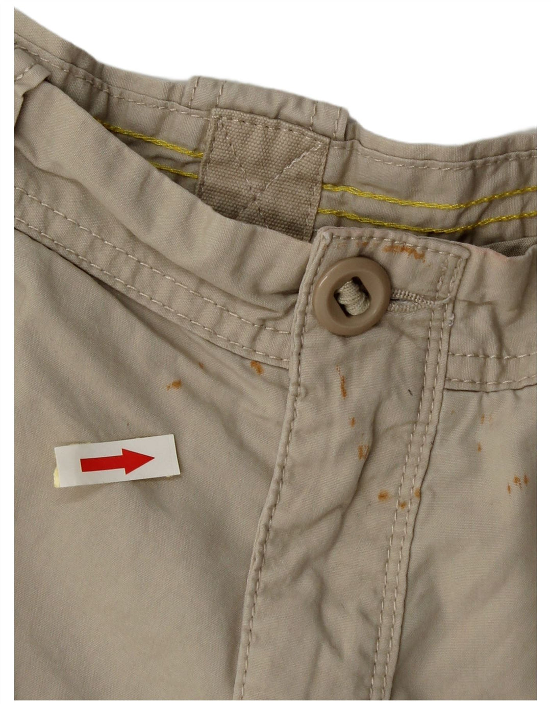 Мужские шорты карго Marks & Spencer Blue Harbour W36, большие, бежевые, хлопок