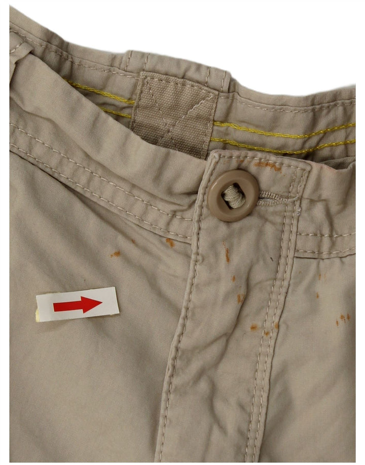 Мужские шорты карго Marks & Spencer Blue Harbour W36, большие, бежевые, хлопок