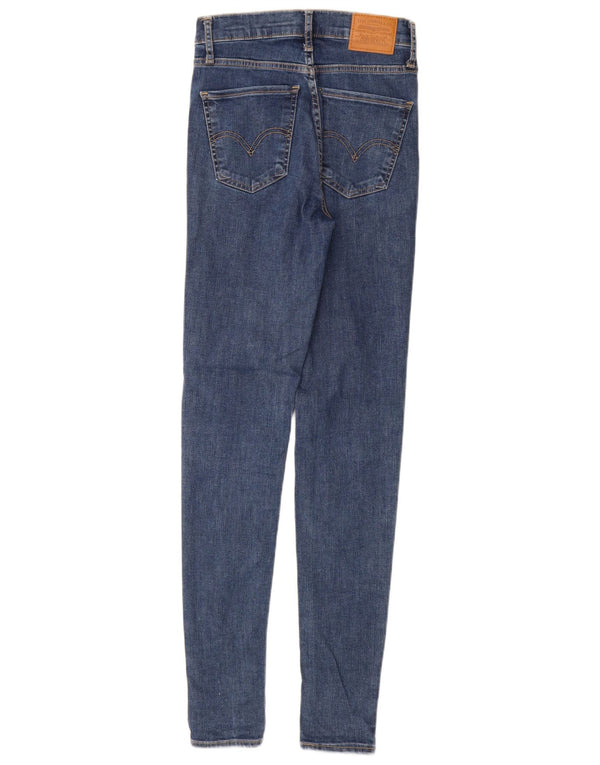 Женские джинсы суперскинни Levi's Mile High W26 L32, синий хлопок