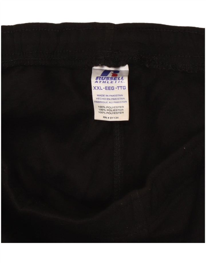 RUSSELL ATHLETIC Мужские спортивные брюки-карго 2XL, черный полиэстер