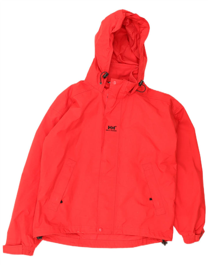 Мужская дождевик с капюшоном Helly Hansen UK 36 маленький красный