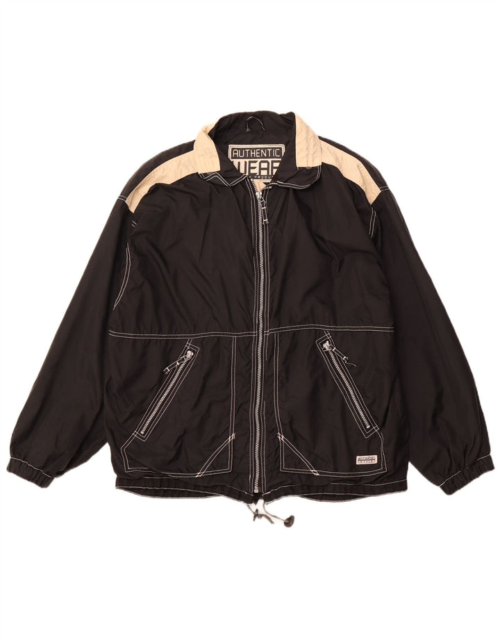 Мужская куртка свободного покроя AUTHENTIC UK 38, средний черный