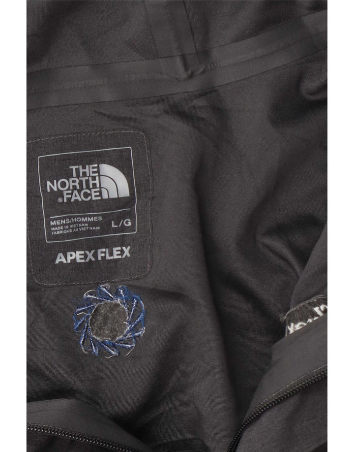 Мужская куртка-дождевик с капюшоном The North Face UK 40, большая серая