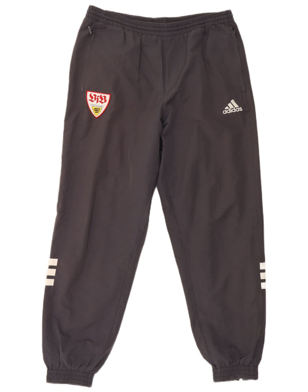 Adidas Mens Tracksuit Trousers Joggers UK 42/44 Large Black Polyester