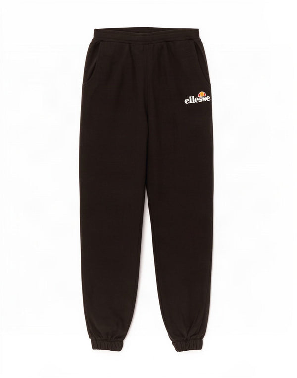 Женский спортивный костюм Ellesse Брюки для бега UK 12 Средний черный хлопок