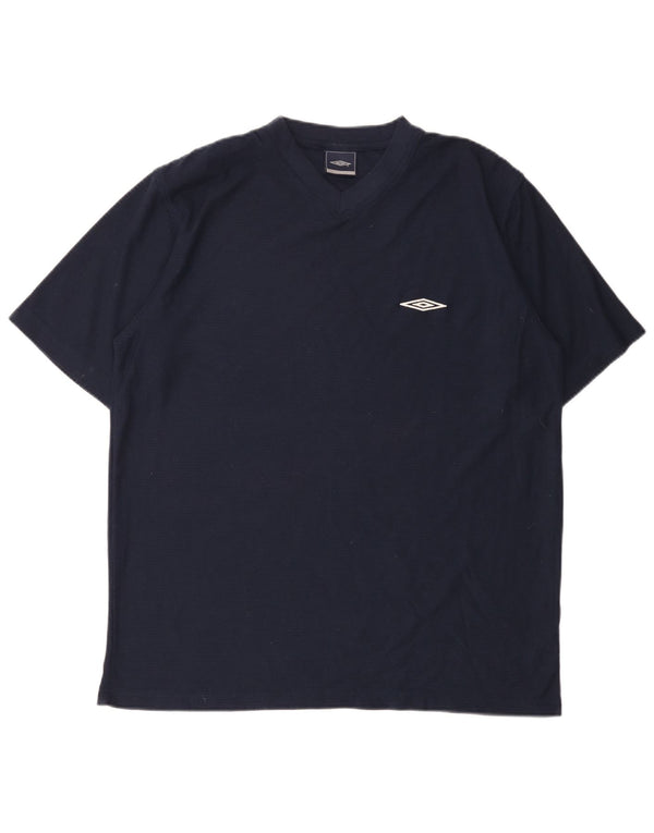 Мужская футболка Umbro Top XL темно-синего цвета из полиэстера