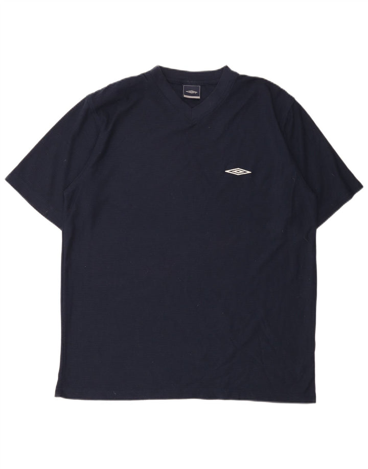 Мужская футболка Umbro Top XL темно-синего цвета из полиэстера