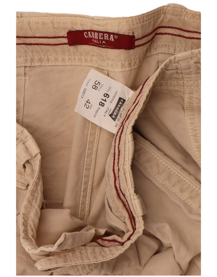 CARRERA Мужские шорты карго 618 W42 2XL Бежевые, хлопок