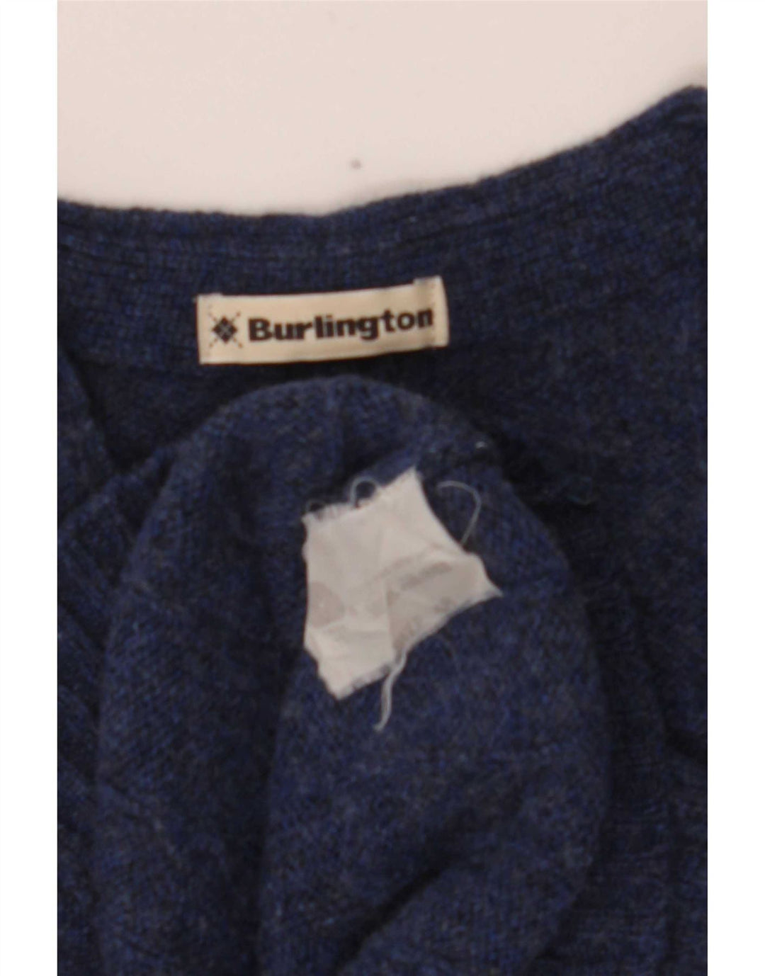 Мужской кардиган Burlington IT 48 Medium Navy Blue Wool