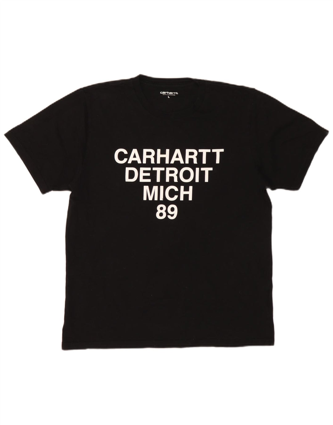 Мужская футболка с рисунком Carhartt, большой черный хлопок