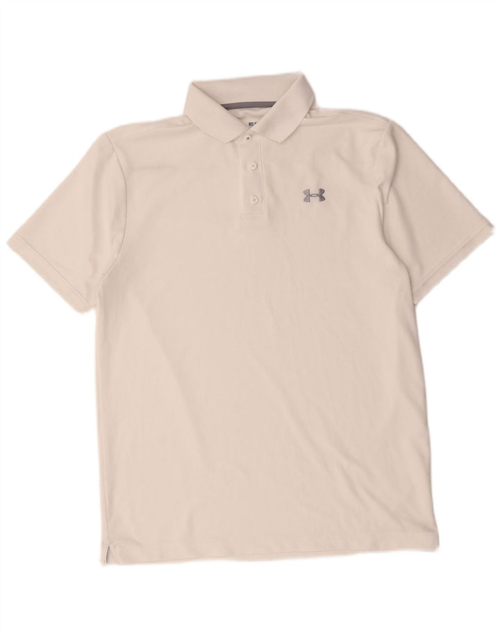Мужская рубашка-поло Under Armour Heat Gear, средний белый