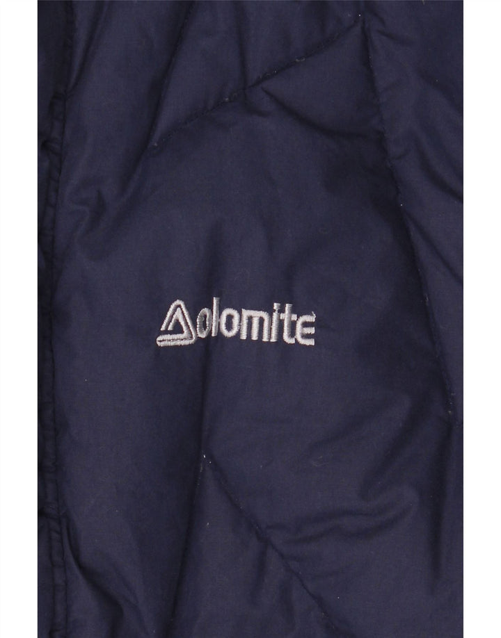 Мужская двусторонняя стеганая куртка Dolomite UK 38, средний темно-синий полиэстер