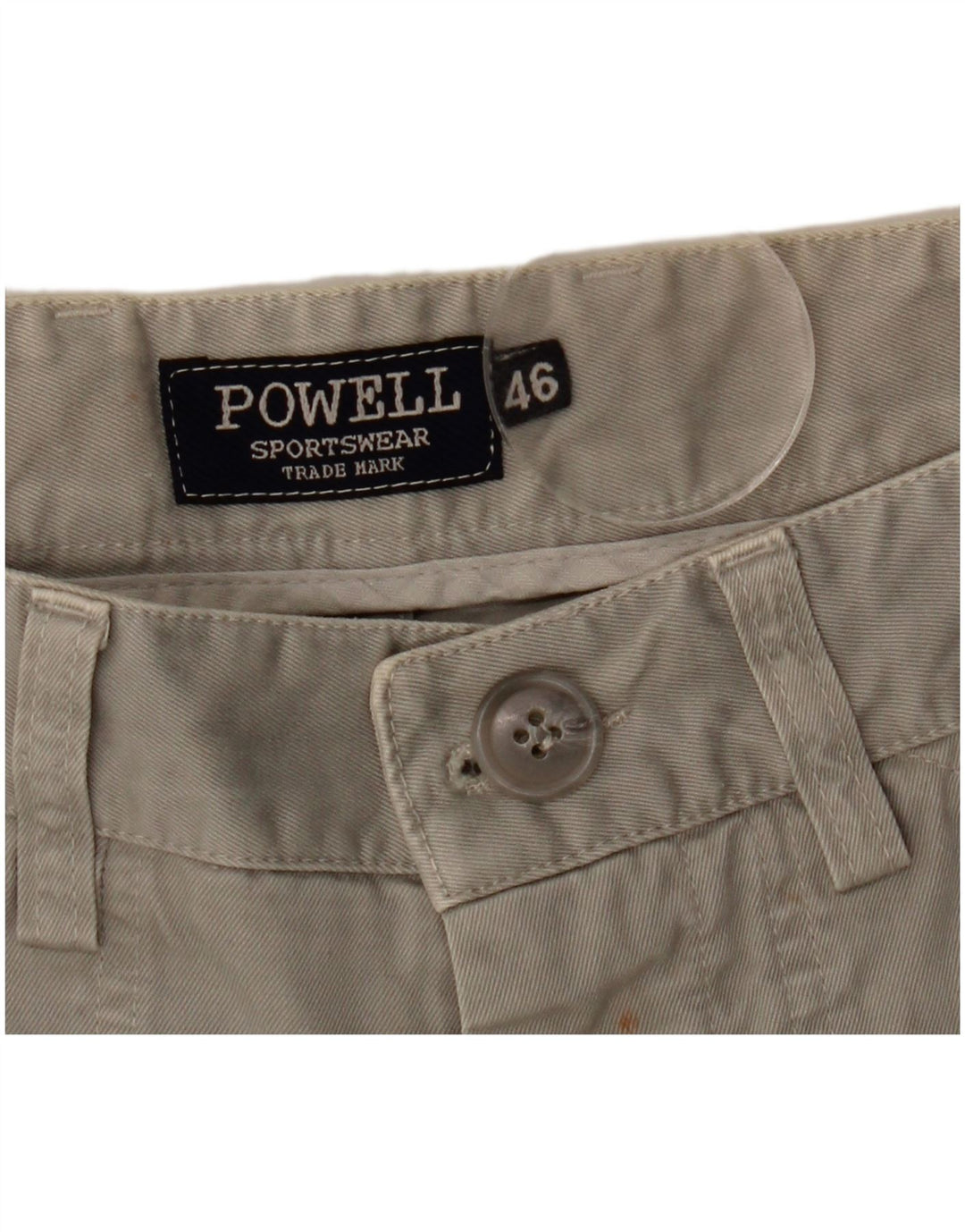 Мужские прямые брюки карго Powell W32 L28 серые