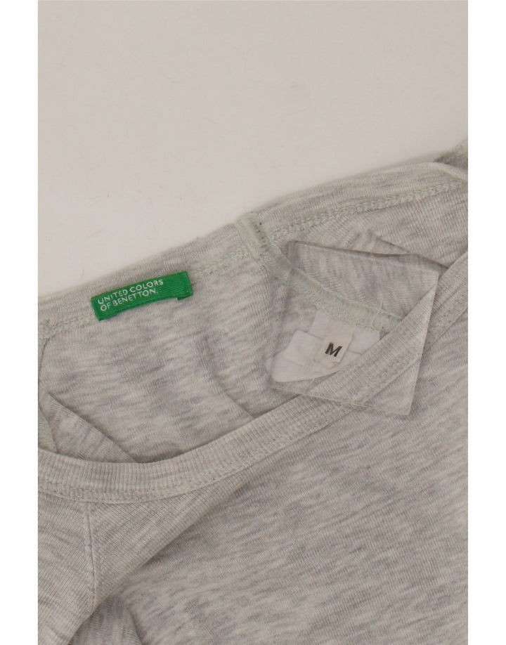 Женская футболка Benetton Top UK 12 Medium Grey Flecked