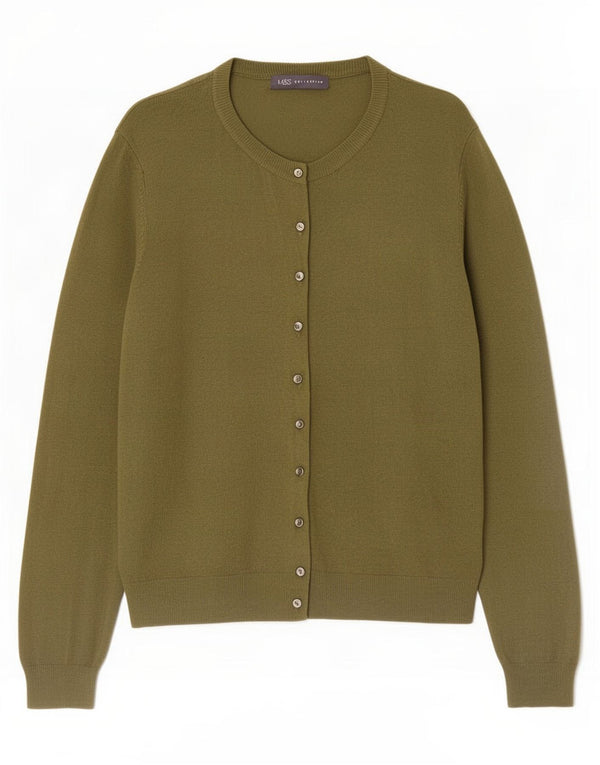 Женский кардиган Marks & Spencer UK 22 3XL Зеленый Вискоза