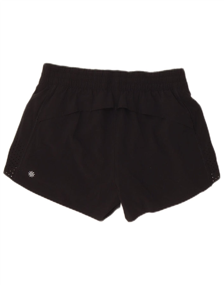 Женские спортивные шорты ATHLETA UK 6 XS, полиэстер, черные
