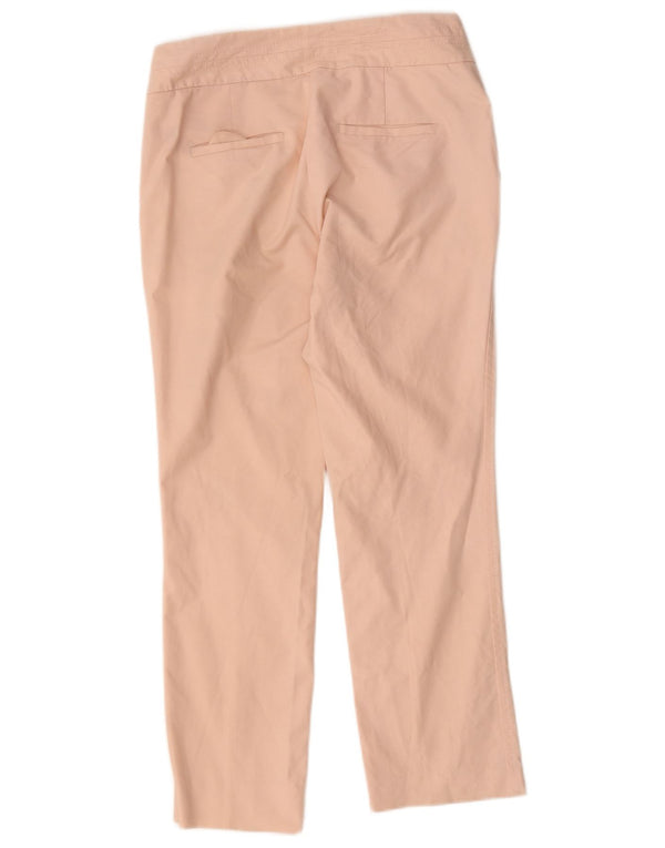 Женские укороченные прямые брюки чинос Zara EU 38, маленькие W28 L25, розовый хлопок