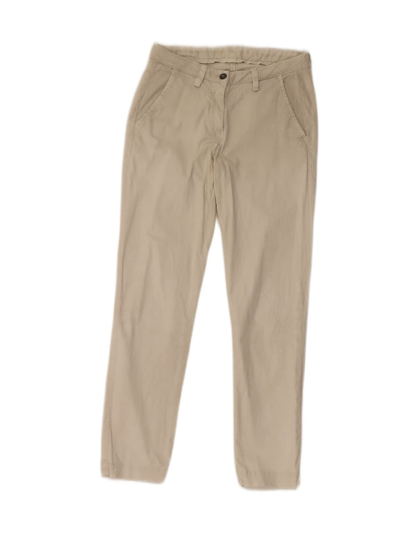 Женские узкие брюки-чиносы Kappa Perfect Fit EU 38 Medium W28 L26 Бежевые