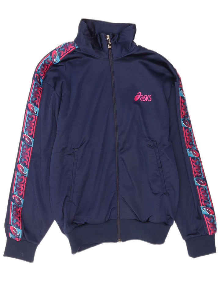 Женский спортивный костюм Asics с графическим рисунком IT 42 Medium Navy Blue Полиамид
