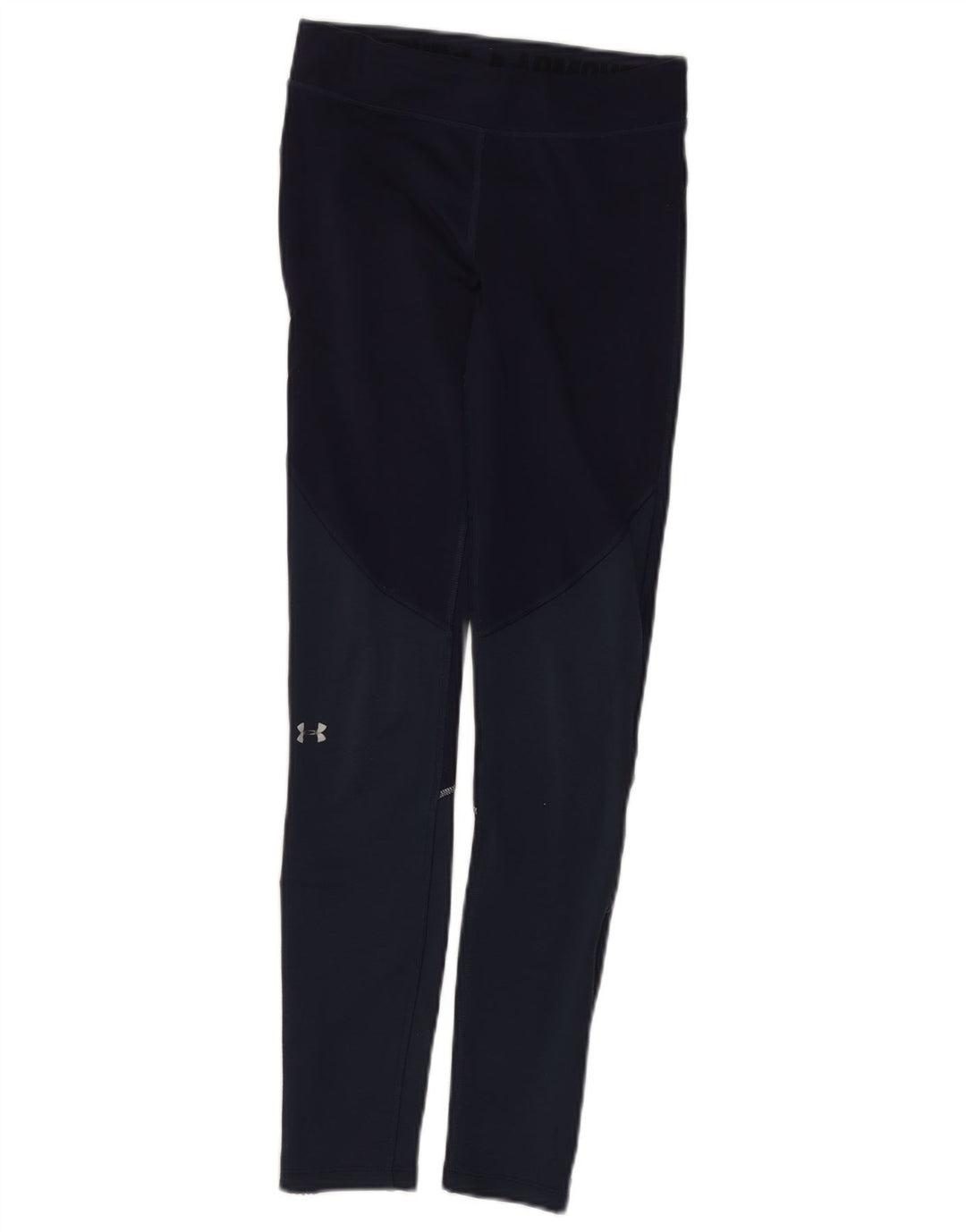 Женские леггинсы Under Armour UK 4 XS, темно-синий, полиэстер с цветными блоками