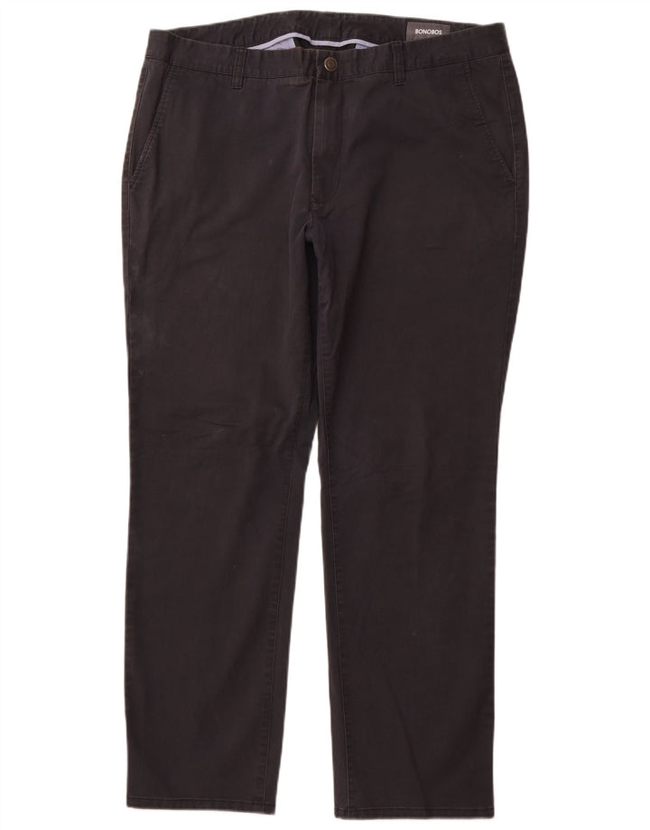 Мужские прямые брюки-чинос BONOBOS W38 L30, темно-синий, хлопок