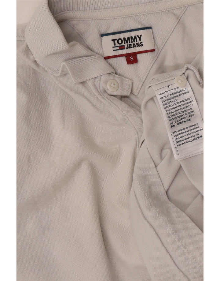 Мужская рубашка-поло Tommy Hilfiger, маленькая белая, хлопковая