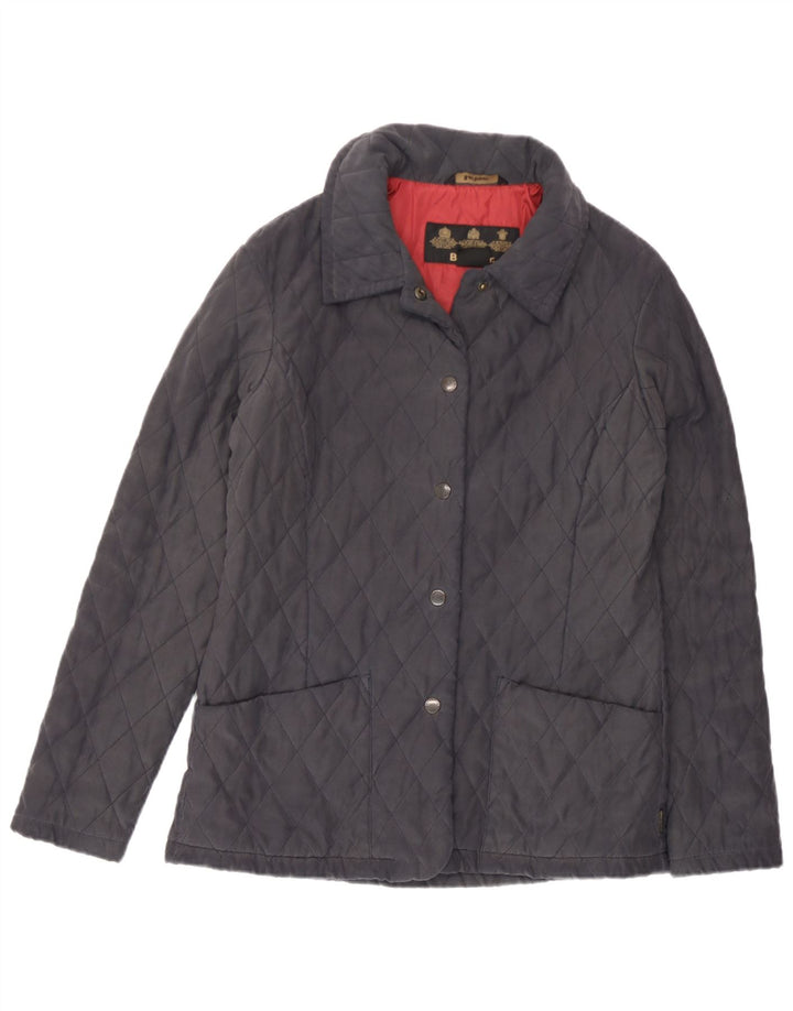 Женская стеганая куртка Barbour UK 10, маленькая, темно-синяя