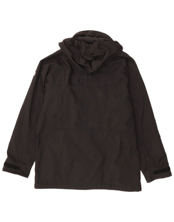 HELLY HANSEN Мужская куртка-дождевик с капюшоном UK 38, средний черный нейлон