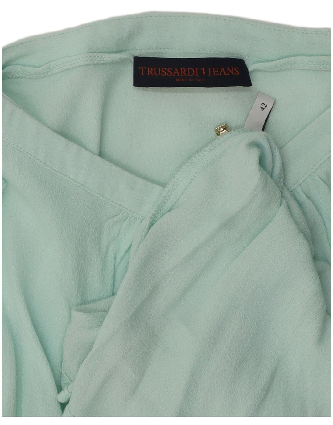 Trussardi Jeans Женская Блузка Топ IT 42 Средний Зеленый
