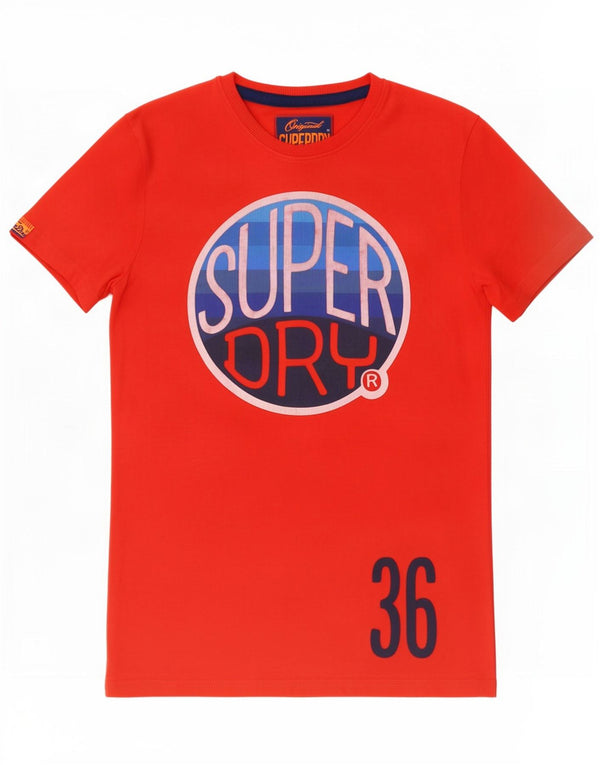 Мужская футболка с рисунком Superdry Top XS, красный хлопок
