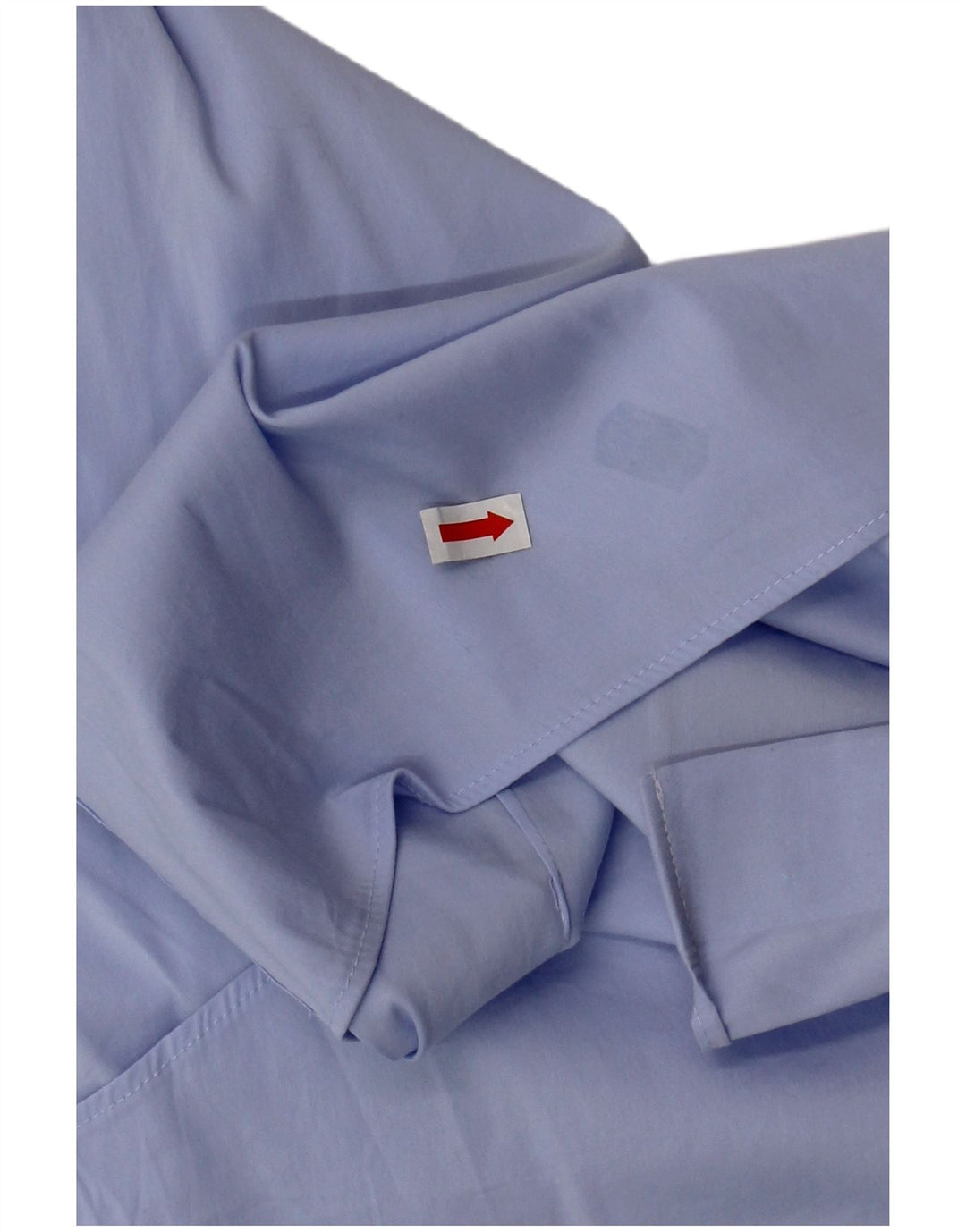 BONOBOS Мужская рубашка индивидуального кроя, размер 16, большая синяя хлопковая ткань