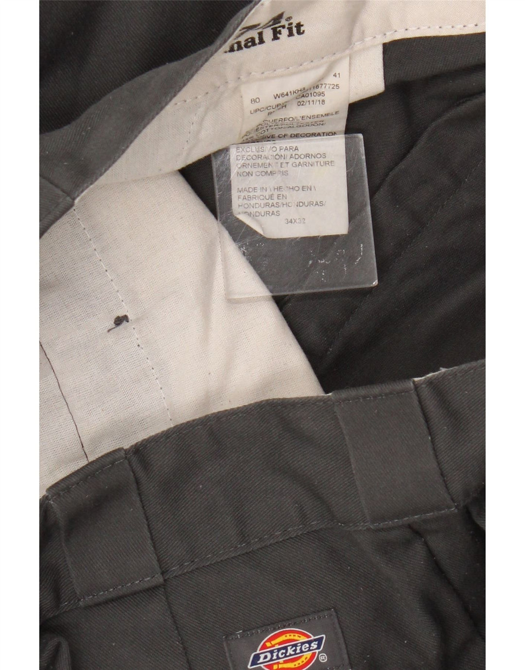 Мужские брюки чинос прямого кроя Dickies 874 W34 L32 серые