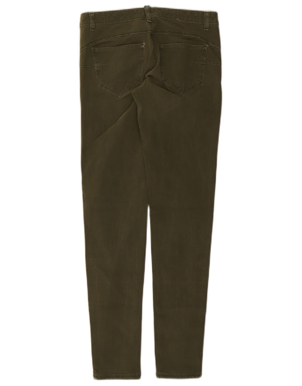 Женские джинсы суперскинни Benetton W28 L29, зеленые